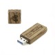 Luxury Wood Pendrive 64 GB with Our Wedding inscription.