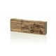 Luxury Wood Pendrive 64 GB with Our Wedding inscription.