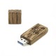 Luxury Wood Pendrive 64 GB with Our Wedding inscription.