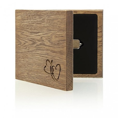 Luxury Wood - "Our Wedding" Pendrive Case.