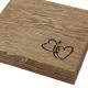 Luxury Wood - Pendrive+Disc "Our Wedding" Case.