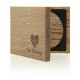Luxury Wood - Single "Our Wedding" CD Case.