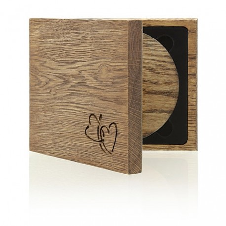 Luxury Wood - Single "Our Wedding" CD Case.