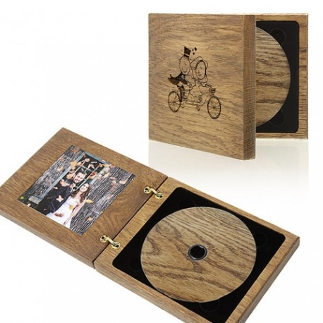 Luxury Wood - Single CD+PHOTO Case with HEARTS symbol.